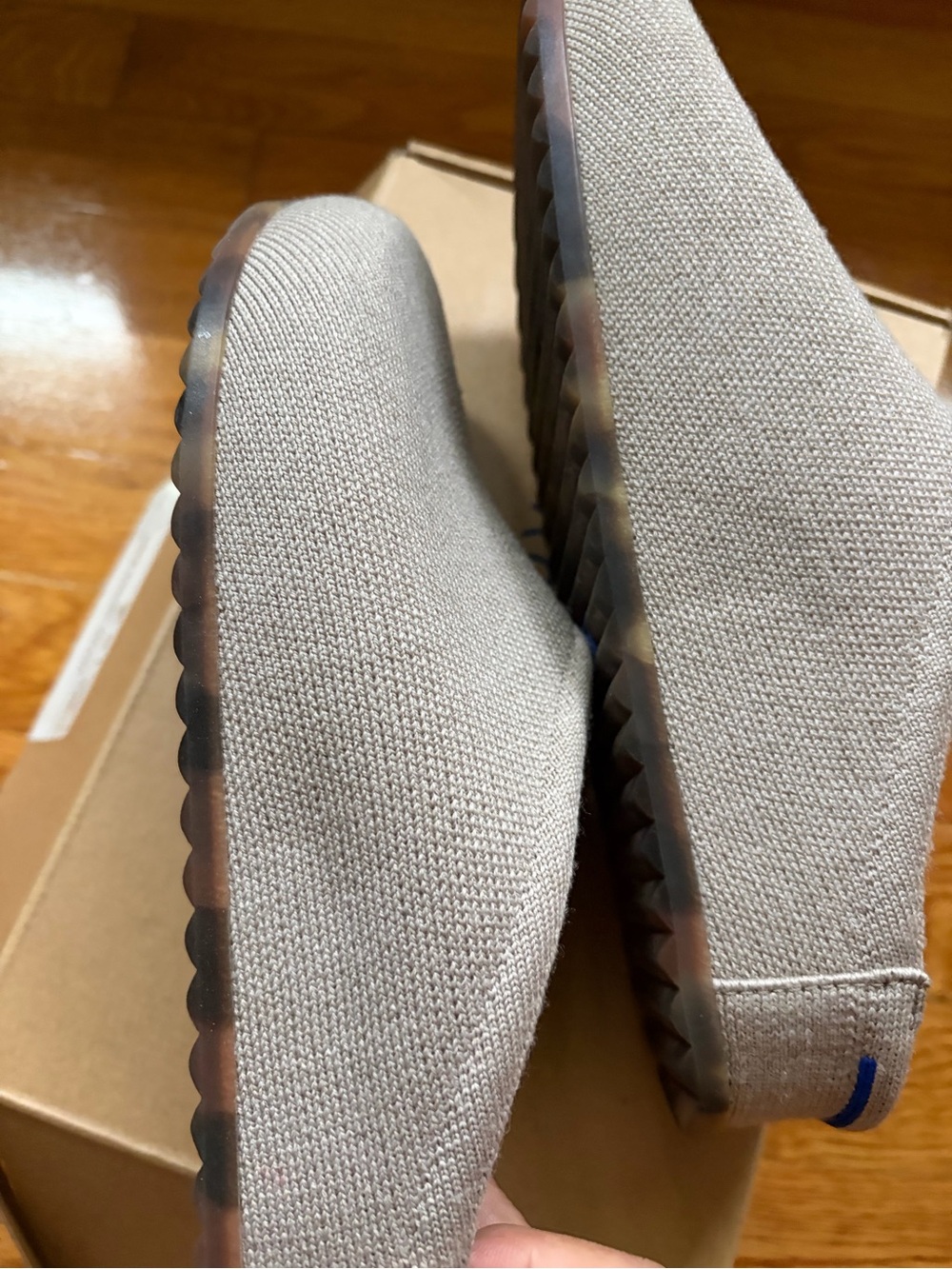 Rothy's Women’s The Casual Clog (Dove) US 7 - Picture 9 of 12